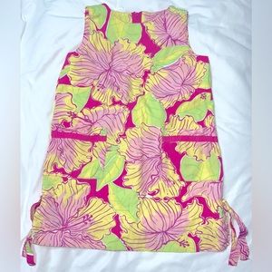 Lilly Pulitzer Girls Lined Shift Dress Size 4